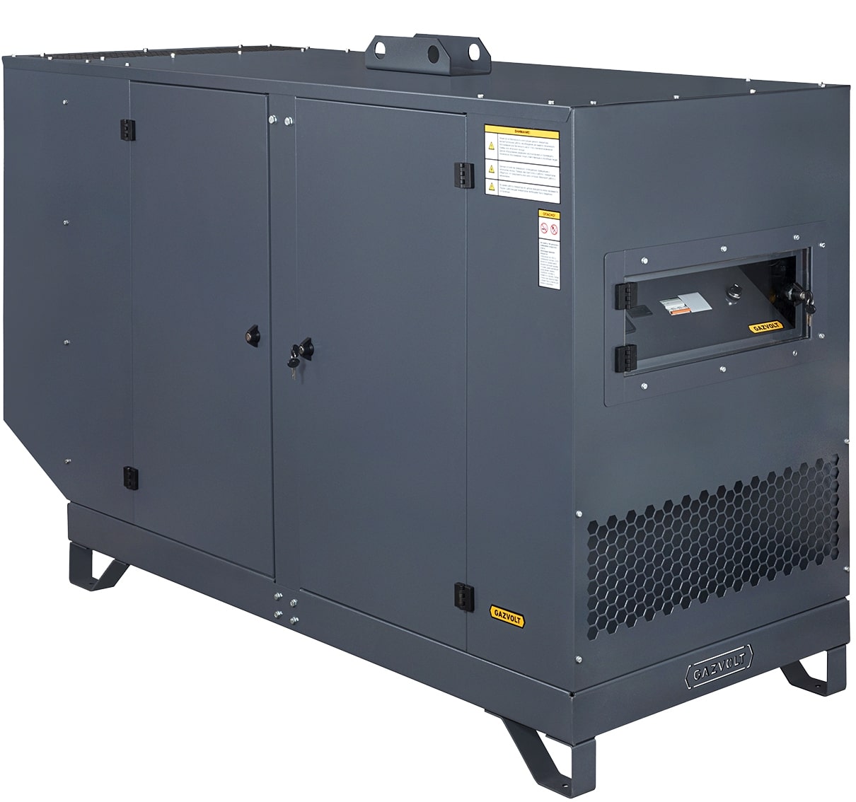 Газовый генератор Gazvolt 60T21 в кожухе с АВР