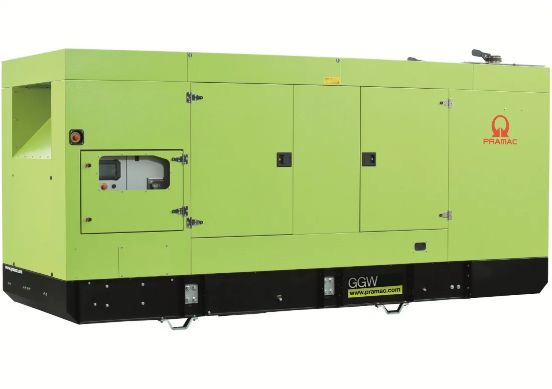 Газовый генератор Pramac GGW350G в кожухе с АВР
