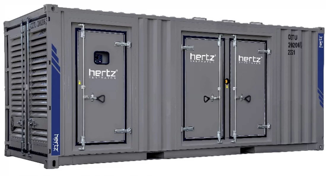 Дизельный генератор Hertz HG 712 BC в кожухе