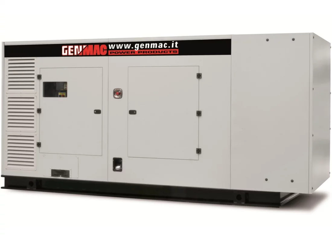 Дизельный генератор Genmac G500PS в кожухе