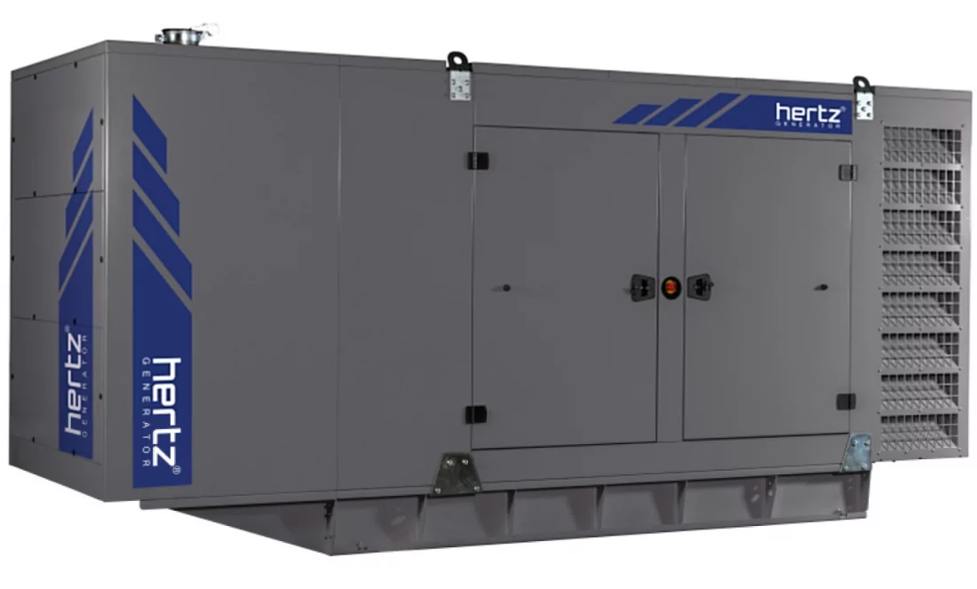 Дизельный генератор Hertz HG 450 DL в кожухе