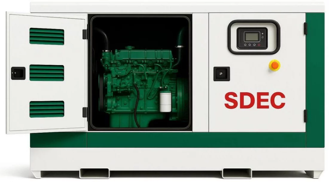 Дизельный генератор SDEC GMP 688SD в кожухе