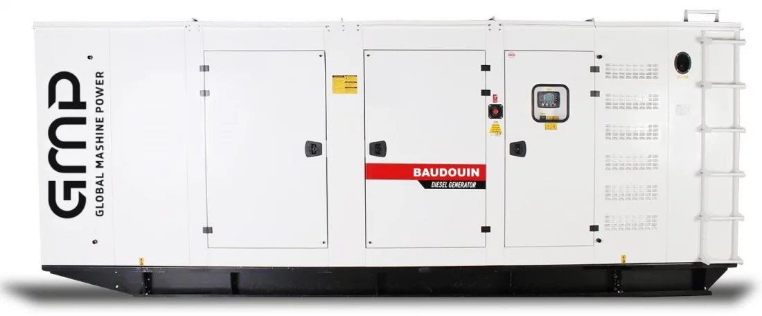 Дизельный генератор Baudouin GMP 715BM в кожухе