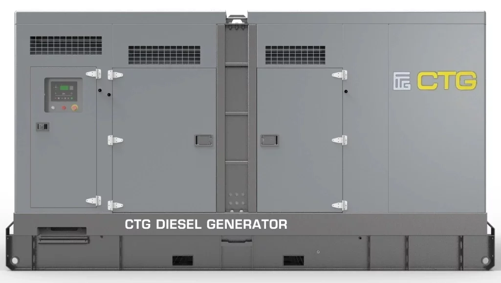 Дизельный генератор CTG 110C в кожухе с АВР