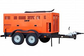 Дизельный компрессор ЗИФ ПВ-12/1,5 на шасси — фото 1