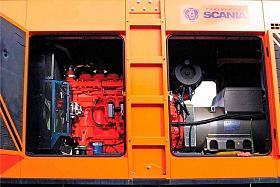 Дизельный генератор Scania GMP 275S в кожухе — фото 4