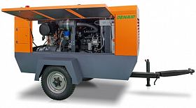 Дизельный компрессор Denair DACY-23/13 (на шасси) — фото 3